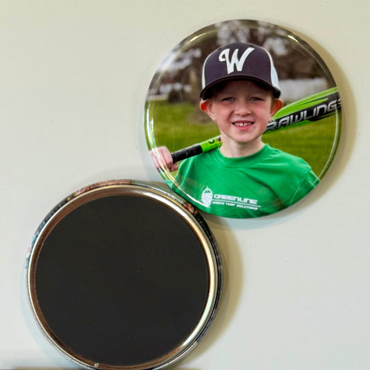 2.25" Round Photo Magnet (Single)